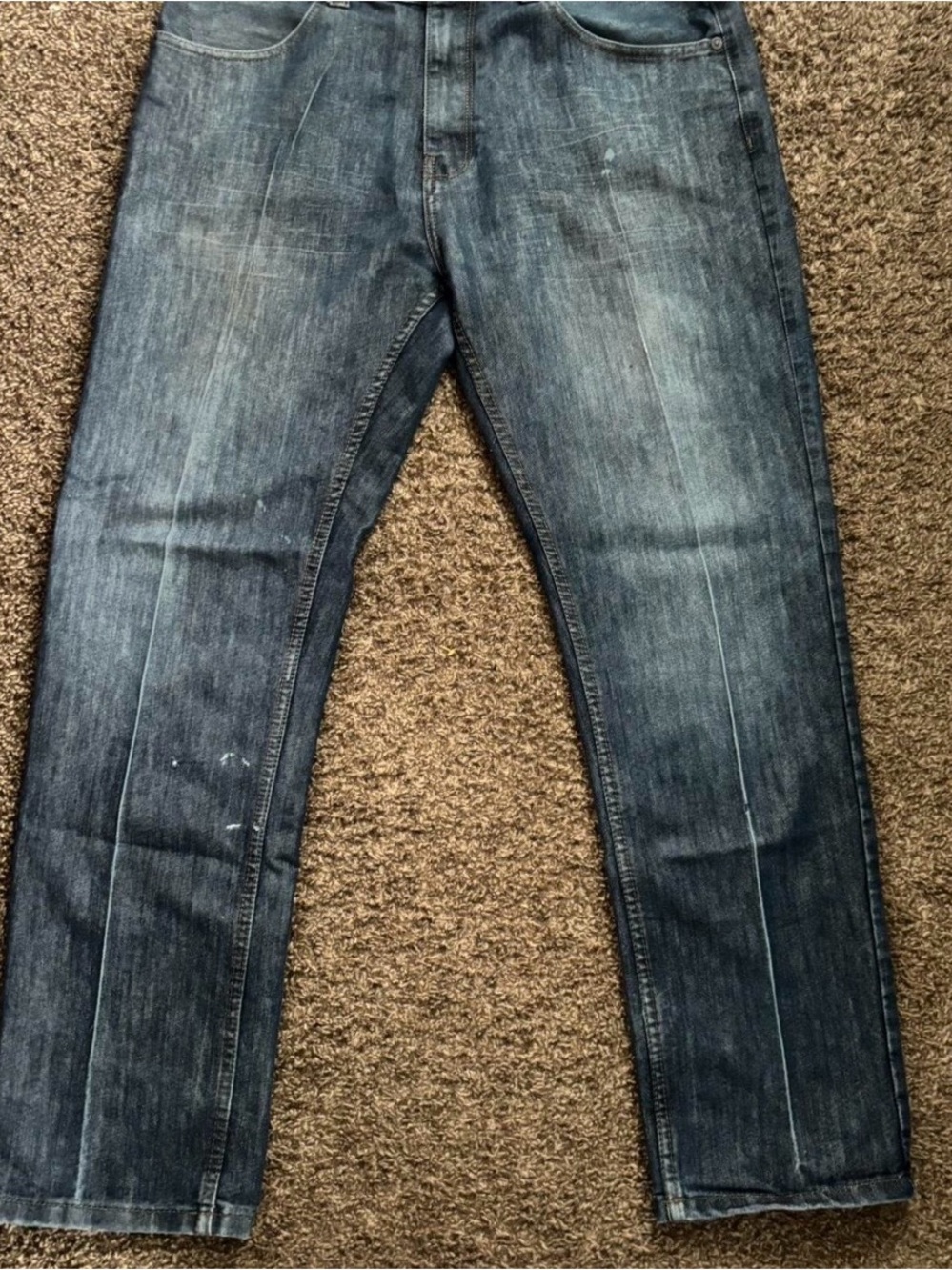 PD&C Men's Straight Jeans in Faded Blue